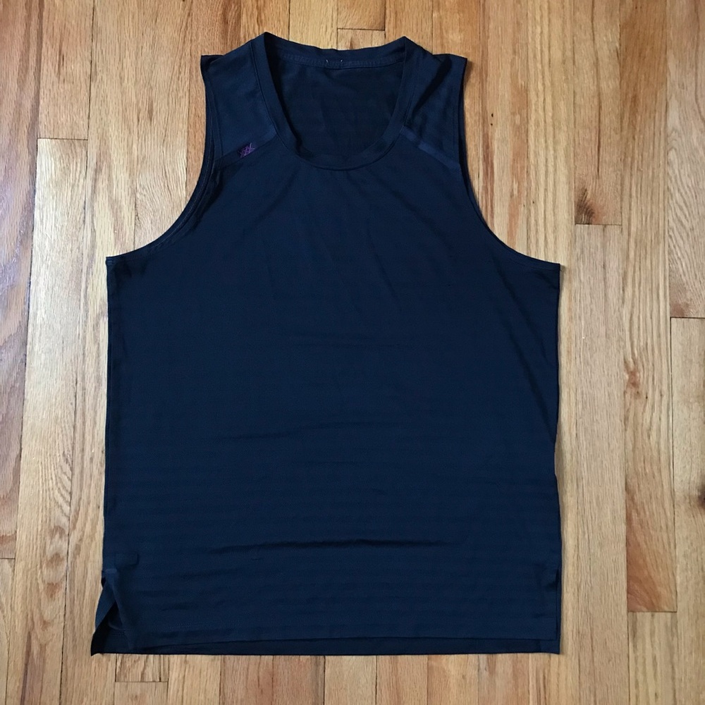 RHONE Men's Black Tank Top Large